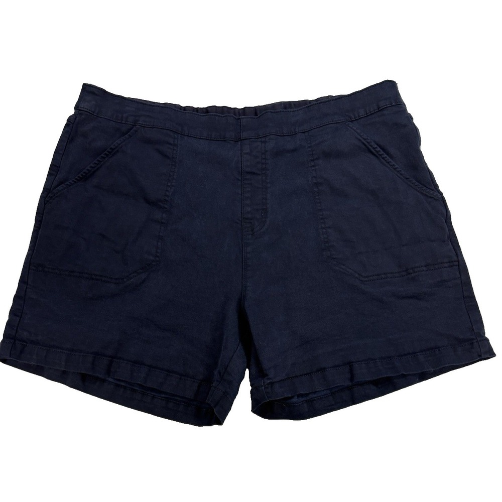 Nautica Jeans Womens XXL Classic Navy Blue Shorts Travel Resort Vacation Coastal